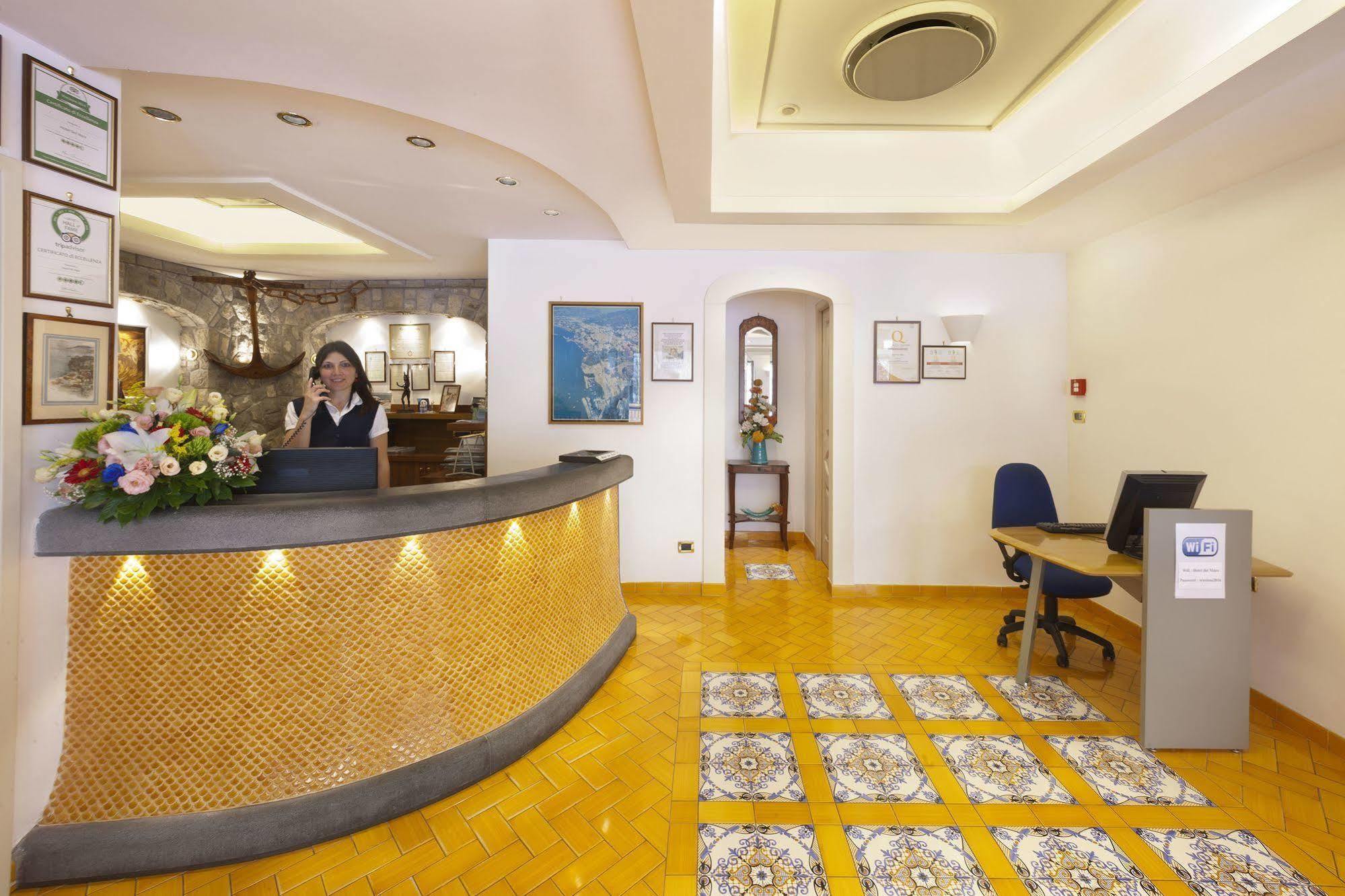 Hotel Del Mare Сорренто Экстерьер фото